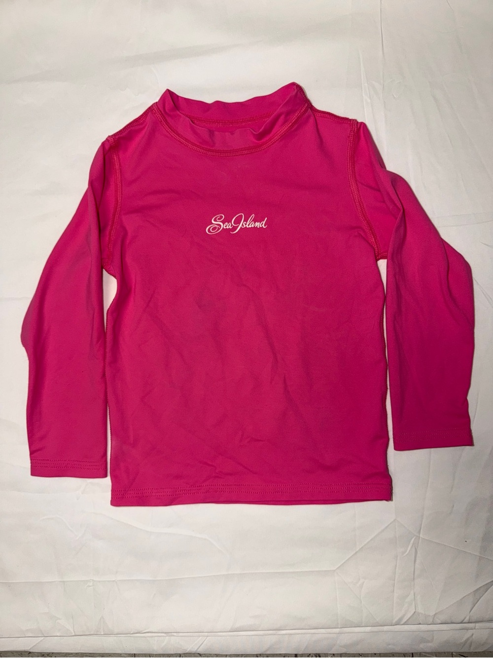 Sea Island Fuchsia Long Sleeve Rash Guard